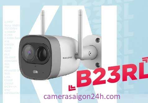 lắp camera wifi kbone KN B23 RL chất lượng hình ảnh sắt nét báo động chống trộm thông minh