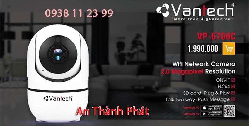 Lắp camera wifi giá rẻ vanteh chất lượng báo giá camera wifi vantech uy tín