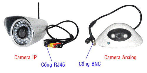 phân biệt camera giám sát ip và camera giám sát analog