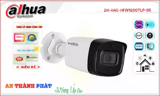 Camera dahua DH-HAC-HFW1200TLP-S5,là dòng camera quan sát dahua giá rẻ chất lượng cao.Camera có độ phân giải cao chất lượng thông minh. 