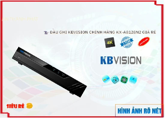  Thiết Bị Ghi Hình KX-A8128N2 Màu sắt trong sáng 2.0 MP Hình ảnh sắc nét ban đêm 1 HDD với ưu điểm Thu Âm Và Loa trang bị xem ban đêm thông minh ONVIF Hình sáng hơn CMOS H.265+/H.265/H.264+/H.264 chất lượng hình sắc nét với công nghệ IP Thiết kế dạng box tinh tế Đầu Ghi 8 kênh trang bị xem ban đêm thông minh ONVIF ONVIF