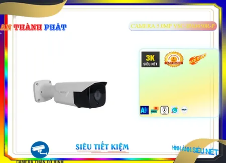  Camera VSC-IPA0650R-P trang bị Chất Lượng Hình 5.0 MP Độ phân giải Ultra 4k lite Tiết kiệm băng thông hình ảnh  Xem ban đêm Hồng Ngoại 80m Công Nghệ AI Hồng Ngoại SMD CMOS truyền tải nhanh hơn H.265/H.264+/H.264 công nghệ chính Hãng Kết Nối , web, RJ45 camera xưởng sản xuất Thân Plastic Hình ảnh ban đêm chất lượng với Hồng Ngoại SMD Hồng Ngoại SMD