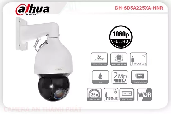  Camera quan sát DH-SD5A225XA-HNR sắc nét với FULL HD 1080P Xem ban đêm Hồng Ngoại 150m chất lượng tốt ban đêm tích hợp chức năng cao cấp Công Nghệ AI trang bị xem ban đêm thông minh Starlight SMD Plus lưu trữ lâu hơn H.265+/H.265/H.264+/H.264 công nghệ chính Hãng IP POE thi công gọn Thiết kế dạng ngoài trời tinh tế Ip67 360 Công nghệ ban đêm Starlight Starlight
