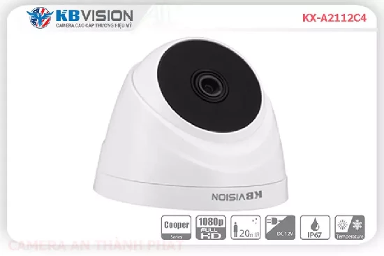  HD KX-A2112C4 chất lượng sắc nét đến 2.0 megapixel Chất lượng đúng tiêu chuẩn Hồng Ngoại SMD với ưu điểm Thu hình Chất Lượng Công nghệ ban đêm Hồng Ngoại SMD Thiết Bị Camera KX-A2112C4 thông số Camera phù hợp cho căn hộ nhà phố Dome Plastic Xem được ban đêm Hồng Ngoại 20m tiết kiệm xem ban đêm phù hợp HD Được trang bị công nghệ AHD CVI TVI BCS độ bên cao hơn
