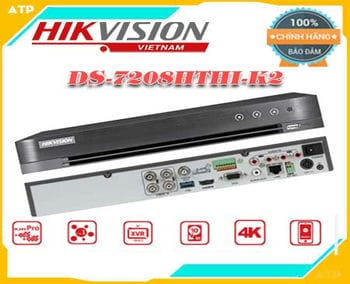 Lắp đặt camera tân phú Đầu Ghi 8 Kênh 4K Hikvision DS-7208HTHI-K2