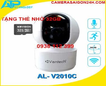  Camera 360 Wifi Vantech 4.0MP AI-V2010C giá rẻ, chính hãng. Độ bền cao, kiểu dáng đẹp, gọn nhẹ và dễ sử dụng – Cắm nguồn, kết nối mạng là chạy.chuyên camera quan sát vantech giá rẻ giám sát qua điện thoại
