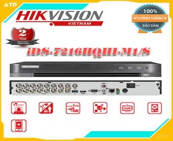 Lắp đặt camera tân phú Đầu Ghi Thông Minh 16 Kênh Hdtvi Hikvision iDS-7216HQHI-M1/S