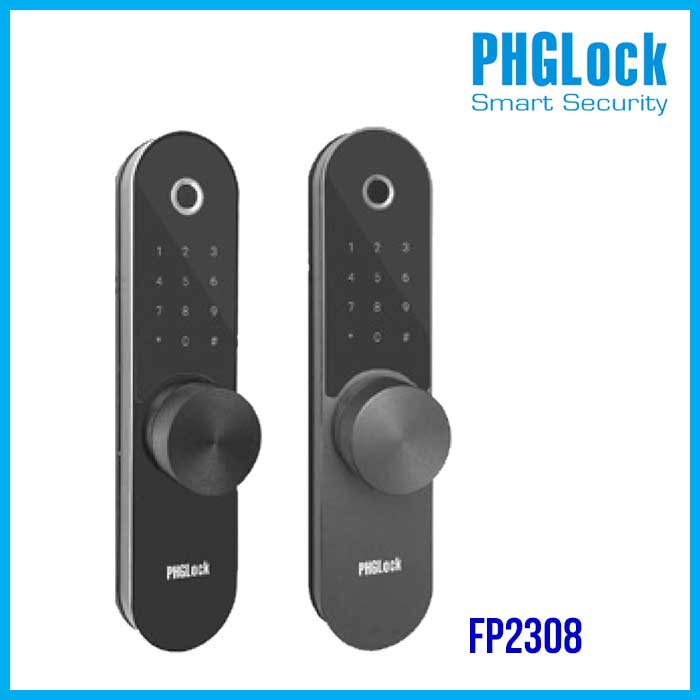 Khóa điện tử PHGlock FP2308, Khóa thông minh PHGlock FP2308, Khóa cửa PHGlock FP2308, PHGlock FP2308 