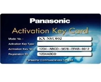  PANASONIC KX-NSU002 – Activation key mở rộng tính năng ghi âm hai chiều hệ thống dùng cho tổng đài IP Panasonic KX-NS300, NS1000
