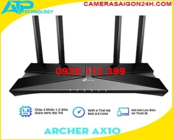  Router Wifi TP-Link Archer AX10 tích hợp công nghệ 2.4G,5GB, Wifi 6 mạnh mẽ phù hợp chơi game với nhiều user cùng lúc ,Router Wifi TP-Link Archer AX10 kết nối nhanh bảo mật cao dễ dàng cài đặt wifi