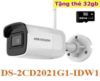  Hikvision DS-2CD2021G1-IDW1 là sản phẩm camera IP Wifi lắp đặt ngoài trời có độ phân giải 2.0 megapixel, chuẩn nén H.265+ Hikvision DS-2CD2021G1-IDW1 là sản phẩm camera IP Wifi lắp đặt ngoài trời có độ phân giải cao giá rẻ camera giám sát chất lượng