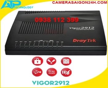 Router DrayTek Vigor2912,lắp đặt thiết bị cân bằng tải DrayTek Vigor2912,DrayTek Vigor2912,bán router draytek Vigor2912,hướng dẫn cài đặt router DrayTek Vigor2912