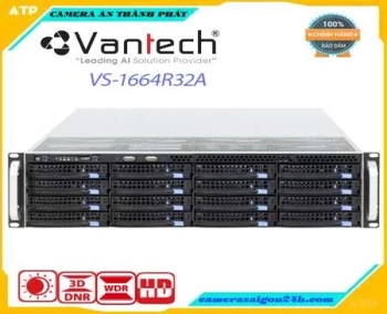 VANTECH-VS-1664R32A,VS-1664R32A,1664R32A,Server phân tích ghi hình thông minh 64 kênh VANTECH VS-1664R32A,Server phân tích ghi hình thông minh VANTECH
