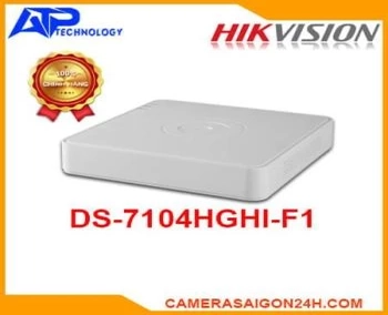  mau đầu ghi DS-7104HGHI-F1 là Đầu ghi hình TURBO HD 3.0 Hikvision DS-7104HGHI-F1 hình ảnh sắc nét với chuẩn nén H.265 giúp làm giảm thiểu băng thông mạng giúp cho tốc độ truyền tải dữ liệu qua mạng nhanh hơn, hỗ trợ HDMI, VGA, hỗ trợ 1 ổ cứng SATA x 6TB.