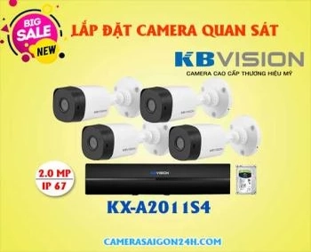  Lắp đặt camera quan sát Kbvision KX-A2011S4 độ phân giải 2.0 MP, hình ảnh rõ nét. Lựa chọn camera KX-A2011S4 tại An Thành Phát nhận được nhiều chính sách ưu đãi như lắp đặt tận nơi, bảo hành chính hãng 24 tháng, cùng những chính sách hậu mãi sau bán hàng.