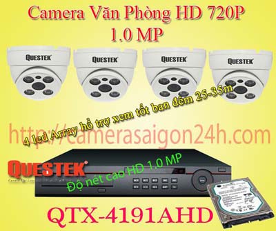 Lắp đặt camera quan sát giá rẻ camera quan sát gia đình ban đêm HD siêu sáng qtx-4121ahd