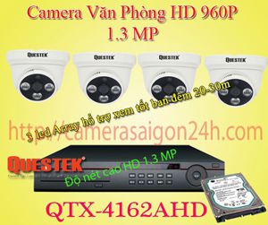 Lắp đặt camera quan sát giá rẻ Bộ camera quan sát văn phòng HD qtx-4162AHD