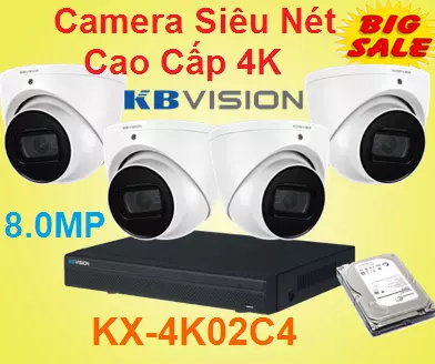 Lắp Camera Siêu Nét Cao Cấp 4K , Camera Siêu Nét , Camera Cao Cấp , camera 4k , KX-4K02C4 , 4K02C4 , 4K02
