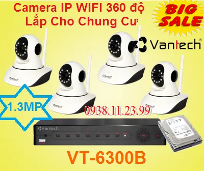 Lắp đặt camera tân phú Lắp Camera Ip Wifi Xoay 360 Độ Cho Chung Cư