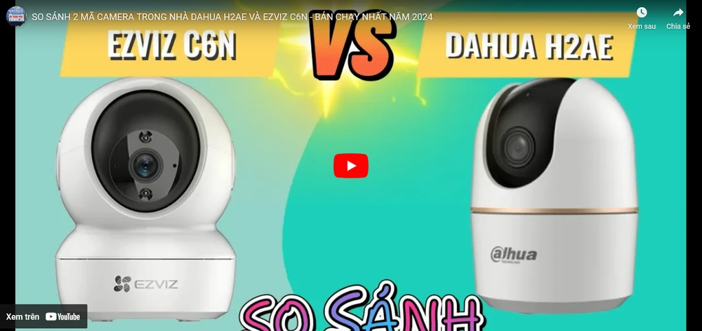 Giới Thiệu Camera EZVIZ H9C 3K 2 Ống Kính