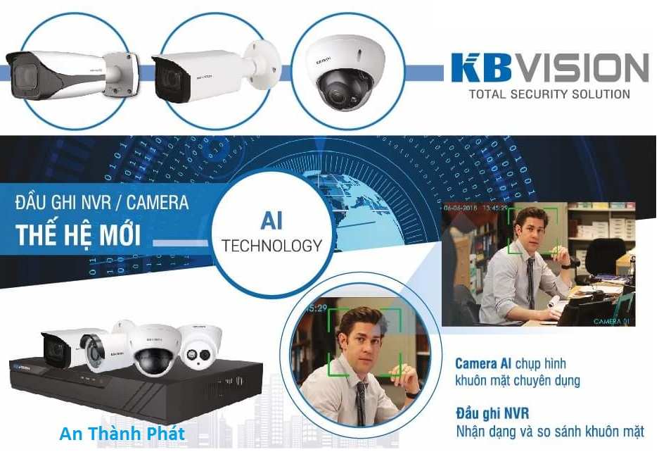 lắp camera quan sát văn phòng công ty kbvision chất lượng
