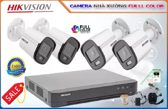  lắp camera nhà xưởng sản xuất thương hiệu hikvision giá rẻ hình ảnh 2.0MP giám sát ban đêm có màu chất lượng tốt. lắp camera nhà xưởng có màu ban đêm là lựa chọn lâu dài giám sát hiệu quả cho nhà xưởng sản xuất