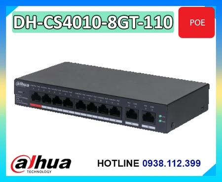 Lắp đặt camera switch CS4010-8GT-110