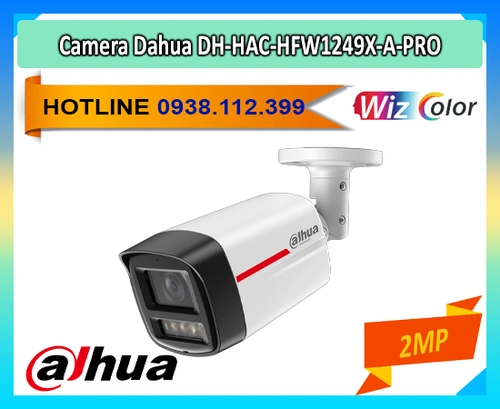 Camera DH-HAC-HFW1249X-A-PRO ban đêm có màu, DH-HAC-HFW1249X-A-PRO thu âm rõ, Camera Dahua DH-HAC-HFW1249X-A-PRO, Mua DH-HAC-HFW1249X-A-PRO ở đâu, DH-HAC-HFW1249X-A-PRO giá tốt, DH-HAC-HFW1249X-A-PRO micro kép, DH-HAC-HFW1249X-A-PRO công nghệ WizColor