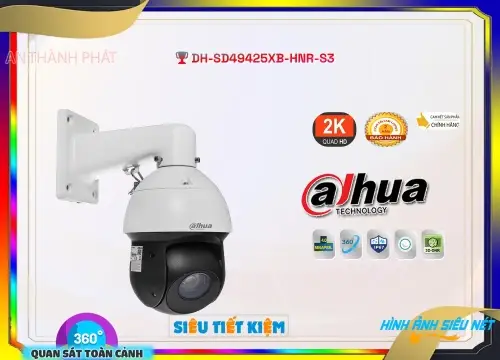  Camera DH-SD49425XB-HNR-S3 Speedom Dahua giá rẻ chất lượng sắt nét DH-SD49425XB-HNR-S3 tích hợp zoom quang 25X hồng ngoại 100m chất lượng hình ảnh 4MP 2k công nghệ IP tích hợp thẻ nhớ