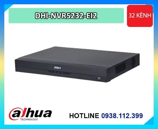 đầu ghi dahua dhi-nvr5232-ei2, đầu ghi ip dahua 32 kênh, đầu ghi ai dahua wizsense, đầu ghi dahua acuPick, đầu ghi dahua nhận diện biển số