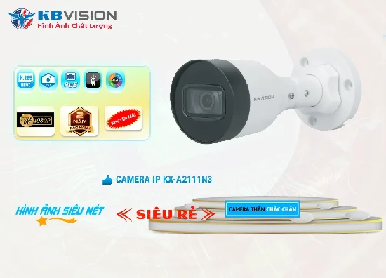  Lắp đặt camera IP Kbvision KX-A2111N3 là một lựa chọn lý tưởng cho việc giám sát ngoài trời. Với độ phân giải cao, khả năng chống ngược sáng, tầm xa hồng ngoại và khả năng chống bụi và nước, nó sẽ mang đến sự an toàn và an ninh tối đa cho khu vực của bạn