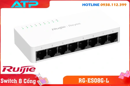 Ruijie RG-ES08G-L, RG-ES08G-L, Bộ chia mạng Ruijie RG-ES08G-L, Switch Ruijie RG-ES08G-L, Ruijie RG-ES08G-L Switch , Ruijie RG-ES08G-L bộ chia mạng, Ruijie RG-ES08G-L 8 port 