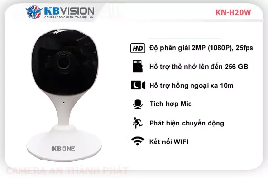  Camera kbone IP wifi KN-H20W, Camera kbone IP wifi KN-H20W là dòng camera cube thông minh. camera hỗ trợ độ phân giải 2.0 megapixel,Camera tích hợp ghi âm,Hỗ trợ thẻ nhớ lên 256gb.sản phẩm phù hợp cho văn phòng,cửa hàng,siêu thị ,... 