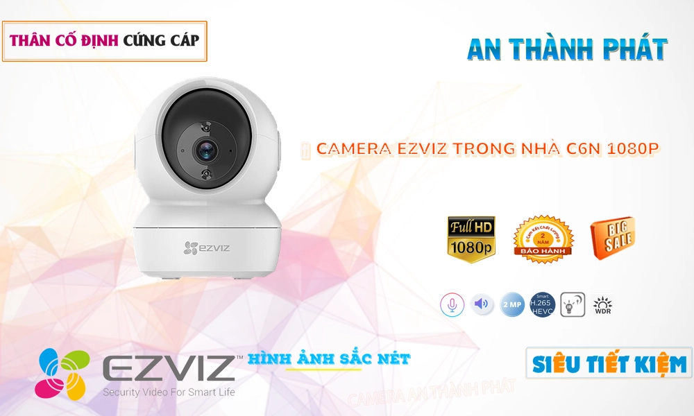 Camera Không Dây IP C6N 1080P Wifi Ezviz