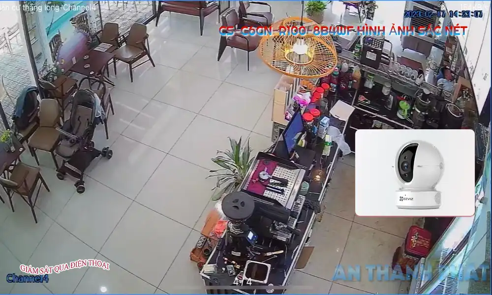 CS-C6CN-R100-8B4WF sắc nét Wifi Ezviz