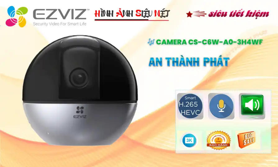 ❇  Camera CS-C6W-A0-3H4WF (C6W) Thiết kế Đẹp