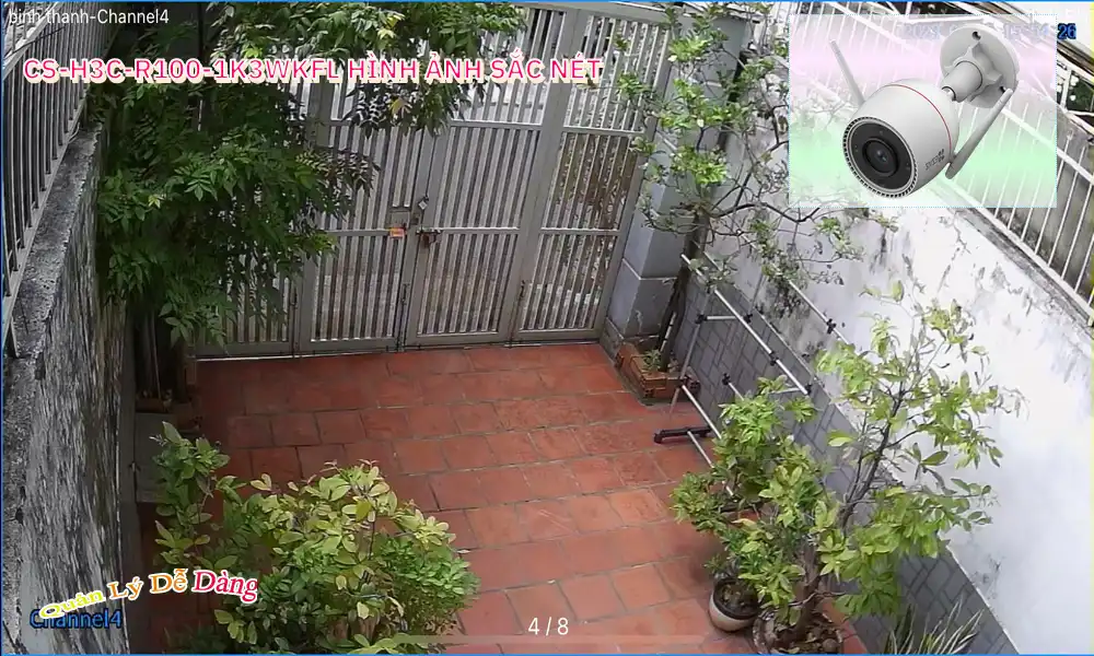 CS-H3c-R100-1K3WKFL sắc nét Wifi Ezviz