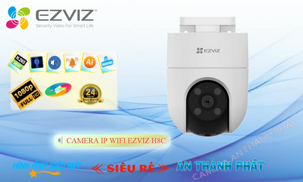 Camera Quay Xoay WIFI 2K CS-H8c-R100-1J4WKFL Ezviz Camera Quay Xoay WIFI 2K CS-H8c-R100-1J4WKFL Ezviz