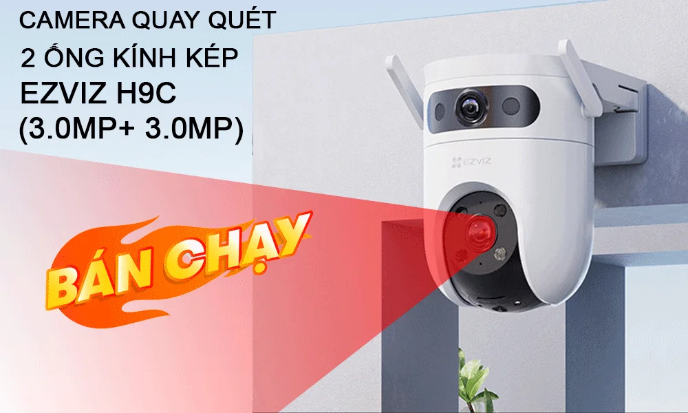 CS-H9c-R100-8H33WKFL sắc nét Wifi Ezviz