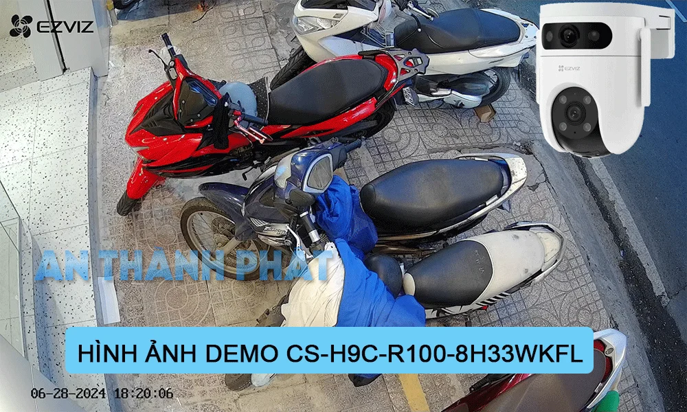 CS-H9c-R100-8H33WKFL sắc nét Wifi Ezviz