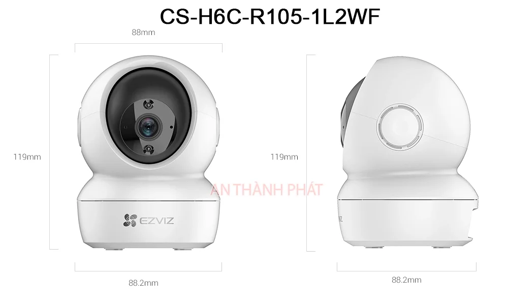 CS-H6c-R105-1L2WF sắc nét Wifi Ezviz CS-H6c-R105-1L2WF sắc nét Wifi Ezviz