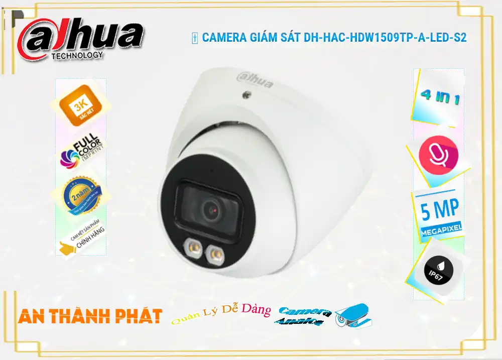 DH-HAC-HDW1509TP-A-LED-S2 sắc nét Dahua ➠