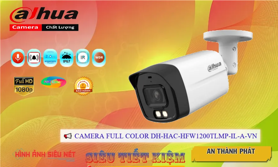 DH-HAC-HFW1200TLMP-IL-A-VN Công Nghệ HD Dahua Thiết kế Đẹp
