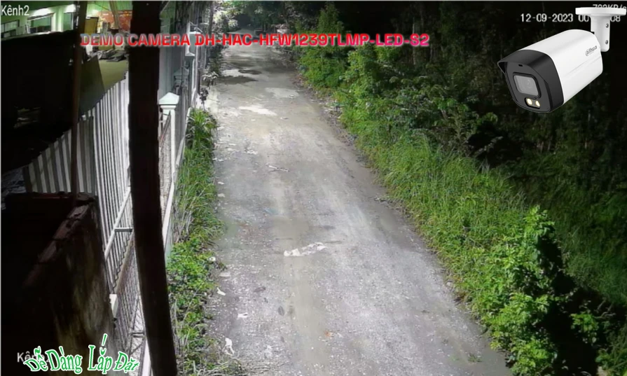 Camera Dahua DH-HAC-HFW1239TLMP-LED-S2 2.0MP Full Color Camera Dahua DH-HAC-HFW1239TLMP-LED-S2 2.0MP Full Color