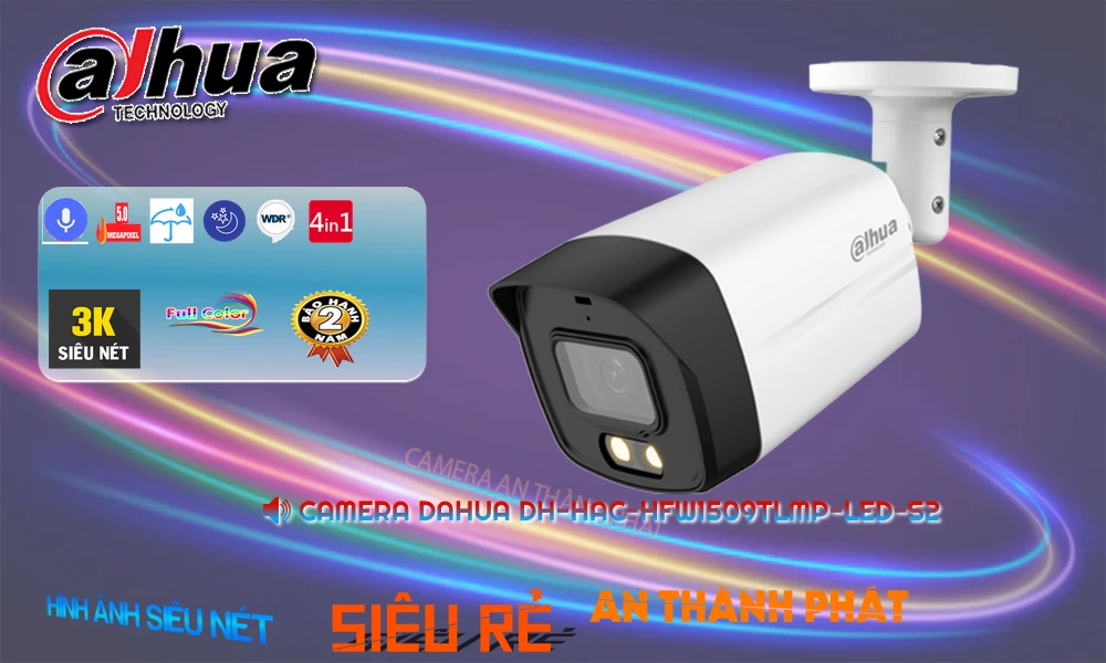 ➠  DH-HAC-HFW1239TLMP-LED sắc nét Dahua
