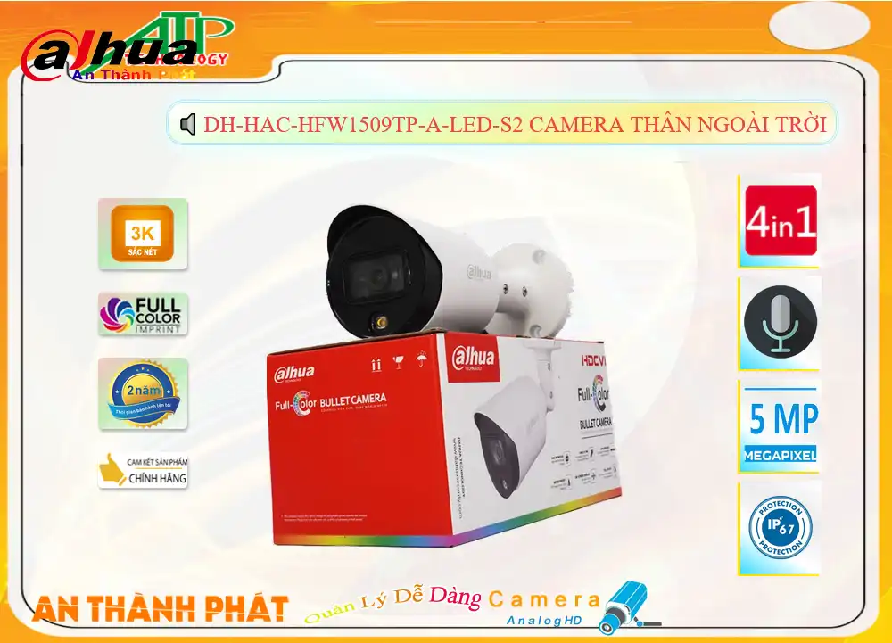 DH-HAC-HFW1509TP-A-LED-S2 sắc nét Dahua