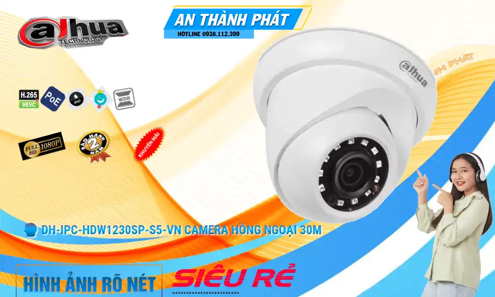 DH-IPC-HDW1230SP-S5-VN sắc nét Dahua DH-IPC-HDW1230SP-S5-VN sắc nét Dahua