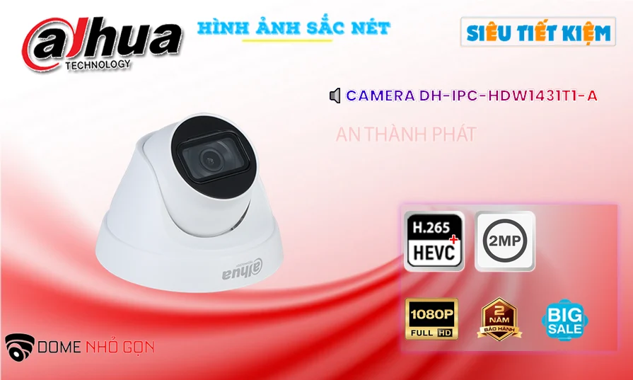 DH-IPC-HDW1431T1-A sắc nét Dahua DH-IPC-HDW1431T1-A sắc nét Dahua
