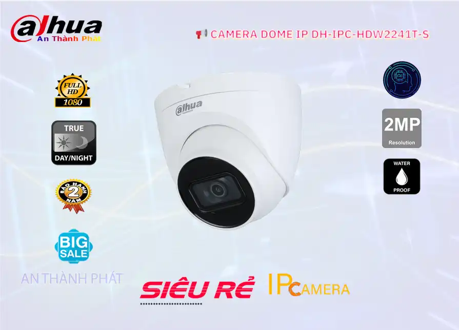 DH-IPC-HDW2241T-S sắc nét Dahua ➠ DH-IPC-HDW2241T-S sắc nét Dahua ➠