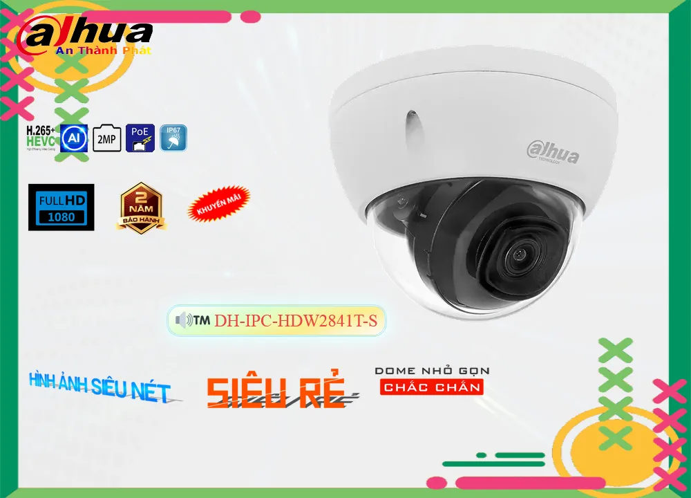 Camera  Dahua DH-IPC-HDW2841T-S